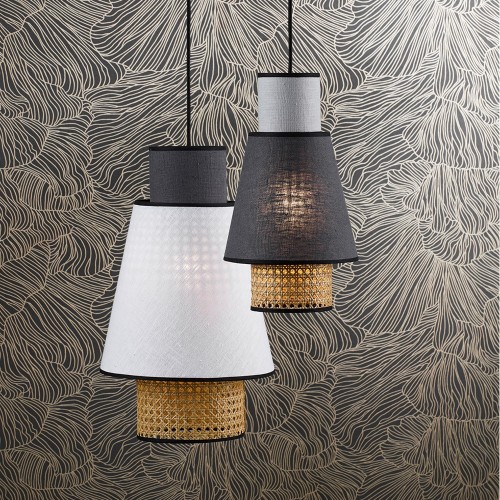 Singapour S pendant lamp white & anthracite Market Set