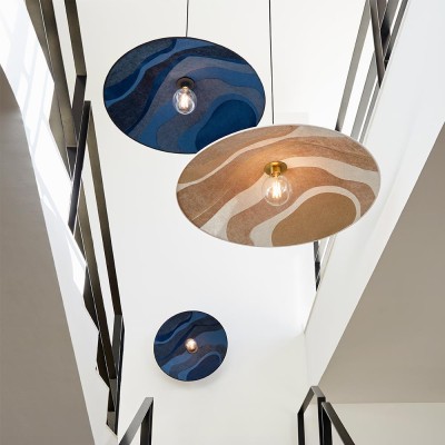 Pendant lamp Sonia Laudet malachite night S Market Set 2