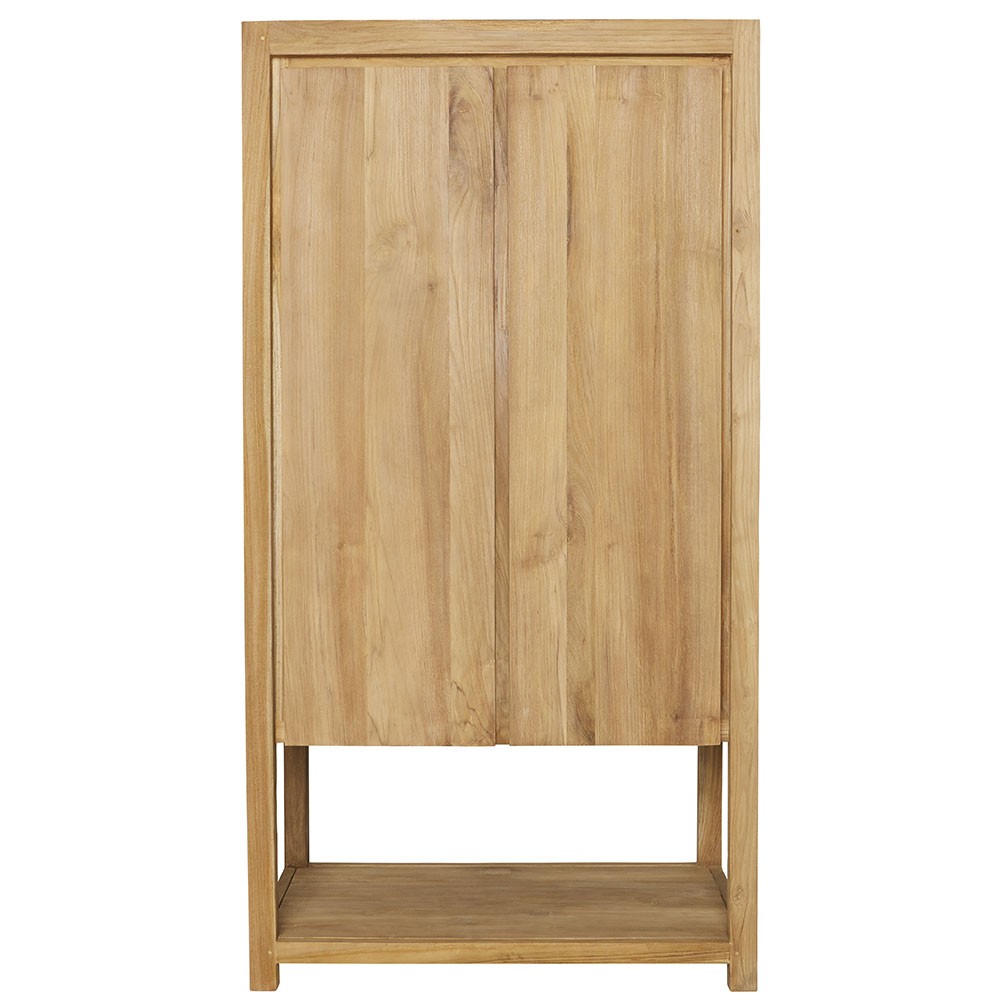 Armoire 2 portes teck recyclé Kok Maison