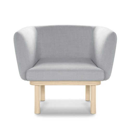 Sillón Egon gris claro Alki