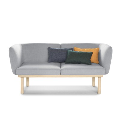 2-Sitzer Sofa Egon hellgrau Alki