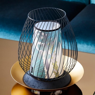 midnight blue table lamp