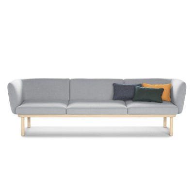 Egon 3 seater sofa light grey Alki
