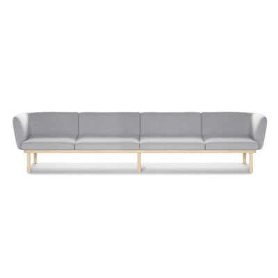 Egon 4 seater sofa light grey Alki