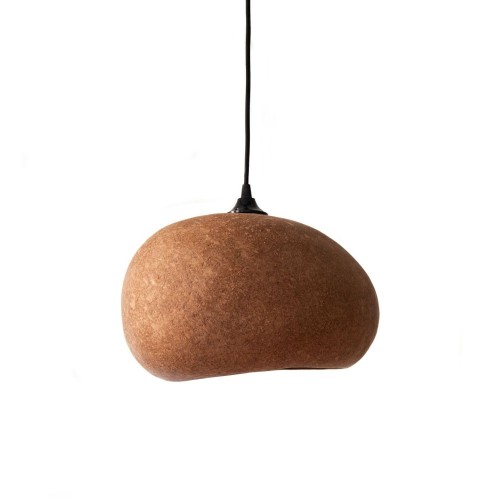 Pebble pendant lamp terracotta M AY Illuminate