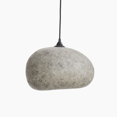 Lampada a sospensione Pebble grigio M AY Illuminate