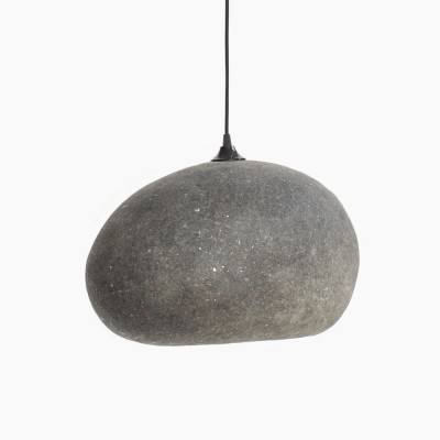 Sospensione Pebble grigio chiaro L AY Illuminate