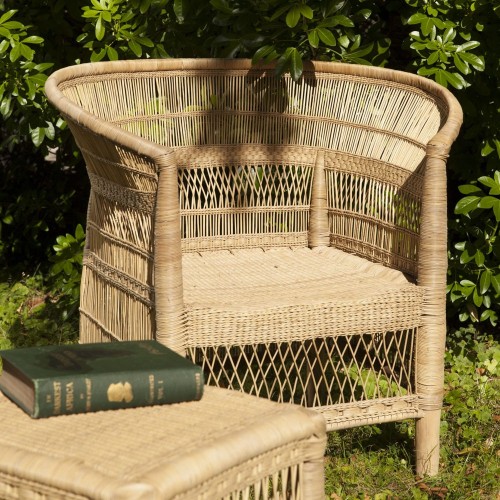 Fauteuil in natuurlijk rotan Malawi AS'ART