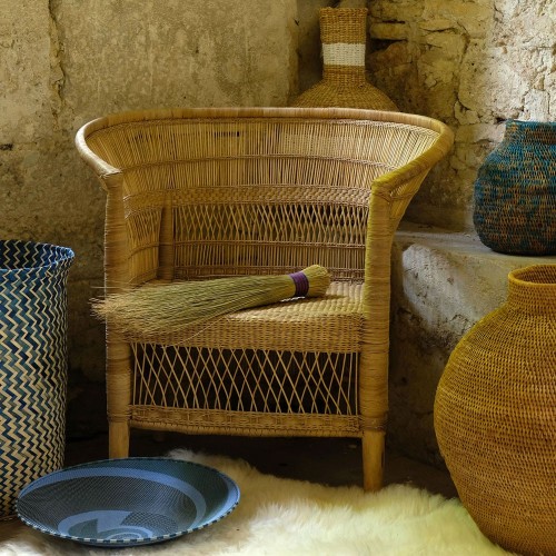 Fauteuil in natuurlijk rotan Malawi AS'ART