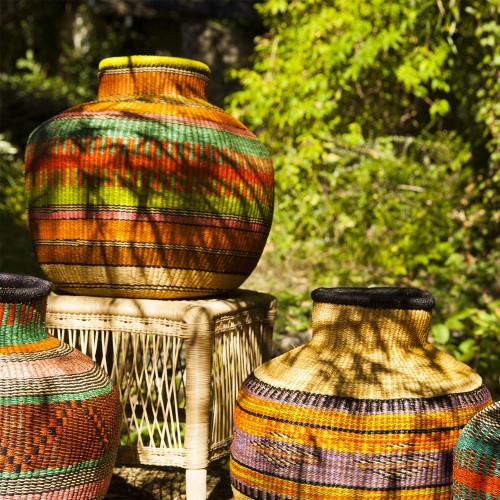 Malawi Natur Rattan Beistelltisch AS'ART