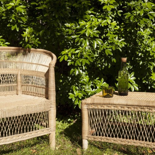 Malawi natural rattan bench AS'ART