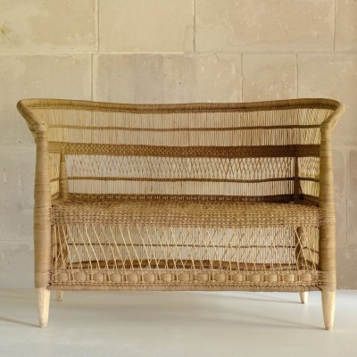 Panca in rattan naturale Malawi AS'ART 2