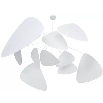 Lampada a sospensione Screen bianca XL Market Set 2