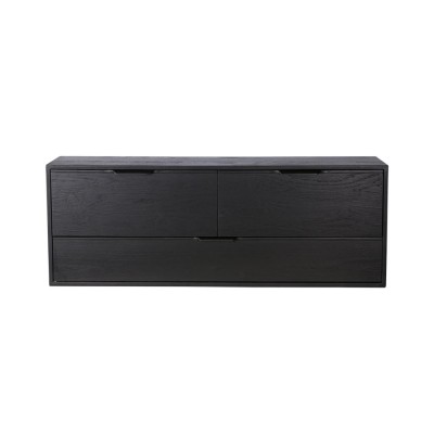 Cajonera del armario modular D negro HKliving