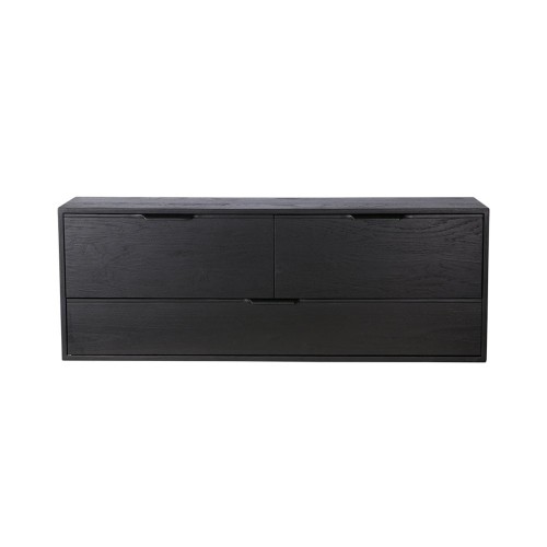 Modular cabinet drawer unit D black HKliving