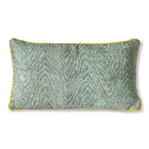 Coussin imprimé Doris vert HKliving
