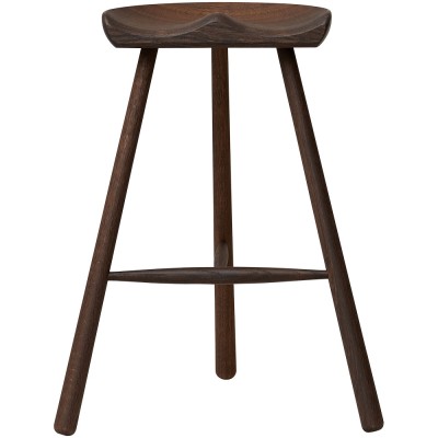 Tabouret Shoemaker en chêne fumé n°68 Form and Refine Form and Refine