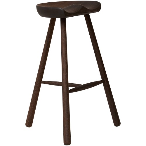 Shoemaker stool in smoked oak n ° 68 Form & Refine