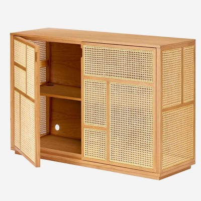 Air dressoir eiken & riet Design House Stockholm 2