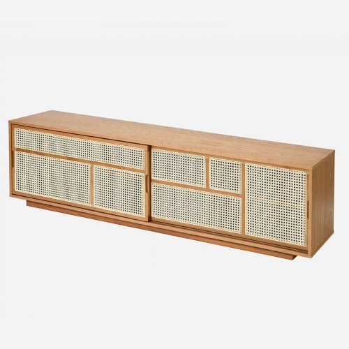 Credenza bassa Air rovere e canna Design House Stockholm