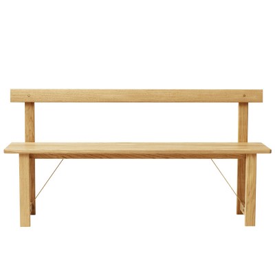 Position Bench in Form and Refine oak Form and Refine