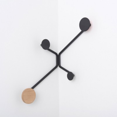 Porte-manteau mural coin intérieur Hook Gazzda