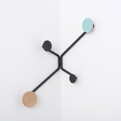 Gazzda Green Hook Interior Corner Wall Coat Rack Gazzda