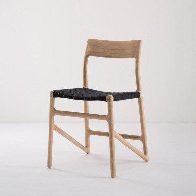 Chaise Fawn chêne & noir Gazzda Gazzda