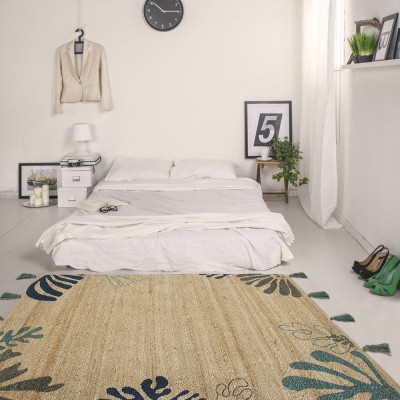 Mateho blauw & groen vloerkleed Edito Paris 2