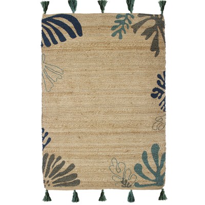 Mateho blue & green rug Edito Paris Edito Paris