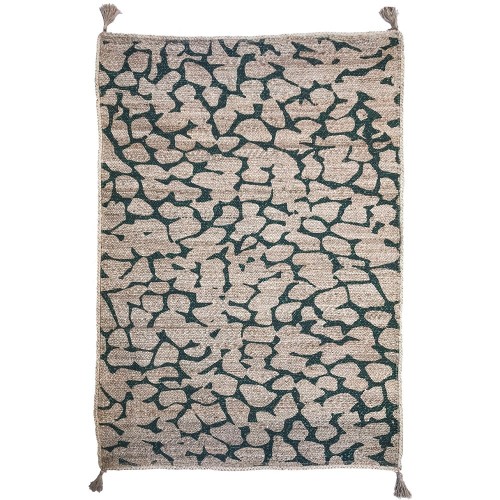 Sand rug green Edito Paris