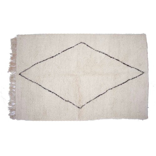 Tapis berbère Béni Ouarain fait-main au Maroc n°13 Them