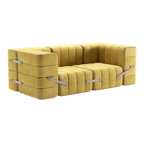 Set di 7 moduli Curt - Tessuto Barcelona Ambivalenz