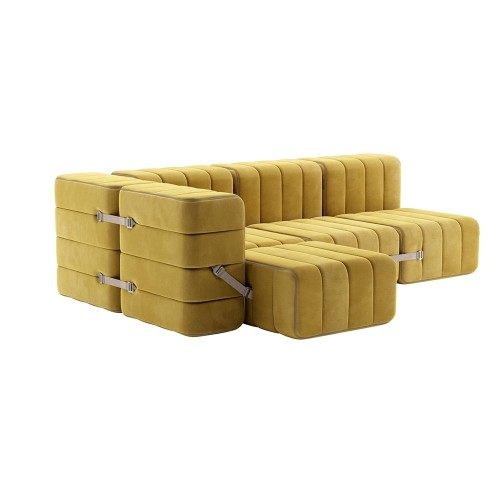 Set of 9 Curt modules - Barcelona fabric Ambivalenz