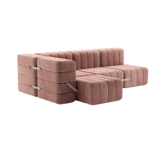 Set mit 9 Curt-Modulen - Barcelona-Stoff Ambivalenz