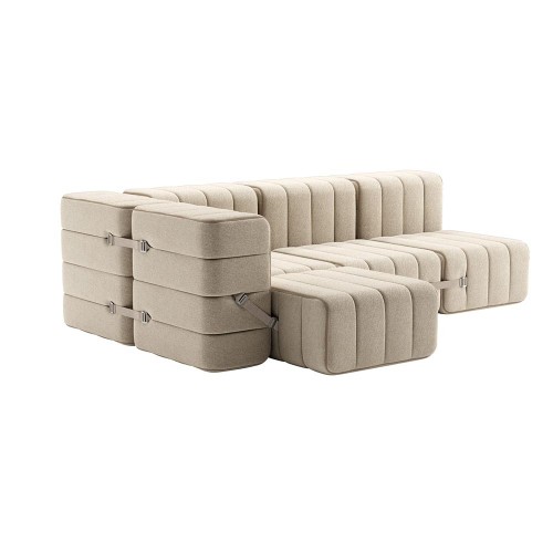 Conjunto de 9 módulos Curt - tejido Jet Ambivalenz