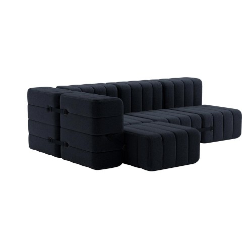 Conjunto de 9 módulos Curt - tejido Jet Ambivalenz