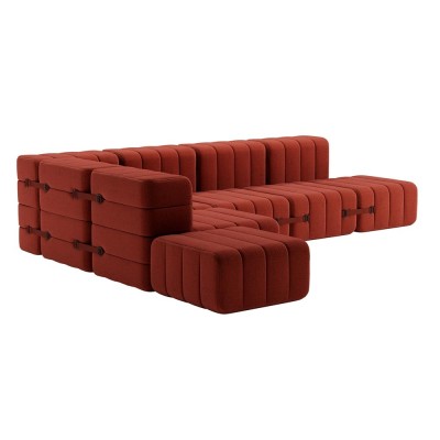 Set di 12 moduli Curt - Tessuto Dama Ambivalenz 2