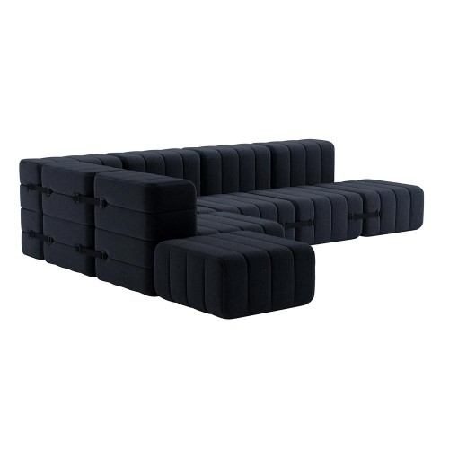 Conjunto de 12 módulos Curt - tejido Jet Ambivalenz