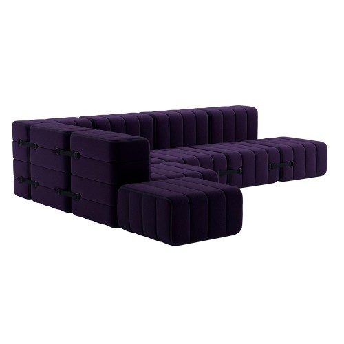 Set van 12 Curt-modules - Jet-stof Ambivalenz