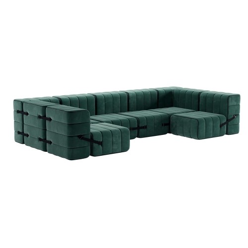 Set di 15 moduli Curt - Tessuto Barcelona Ambivalenz