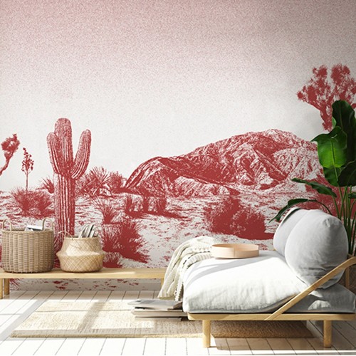 Papel pintado Arizona panorama sepia y blanco Edito Paris