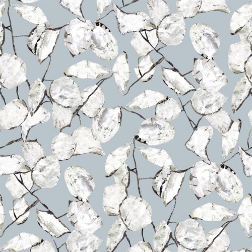 Carta da parati con moneta pape grigio bluastra Edito Paris