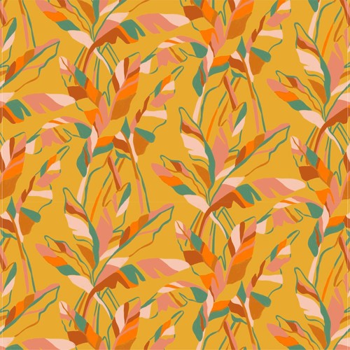 Banana Leaf wallpaper yellow Edito Paris