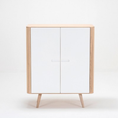 Ena mueble roble y blanco 90 110 cm | Gazzda