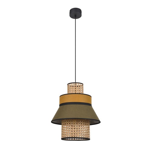 Lampada a sospensione Singapore Xml cachi e curry Market Set