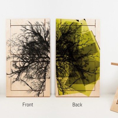 Fläpps Baum / Baum Gelb folding chair Ambivalenz 2