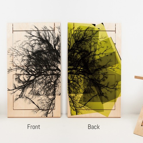 Fläpps Baum / Baum Gelb folding chair Ambivalenz