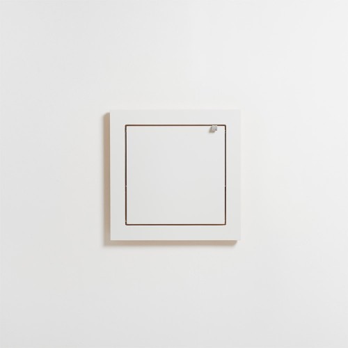 Fläpps plank 40x40 wit Ambivalenz