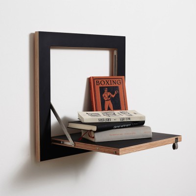 Fläpps shelf 40x40 black Ambivalenz 2